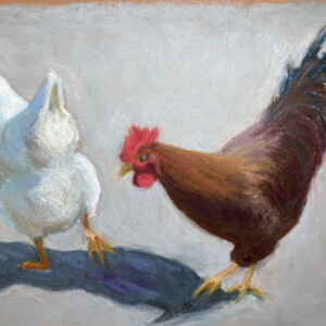 La poule et son coq